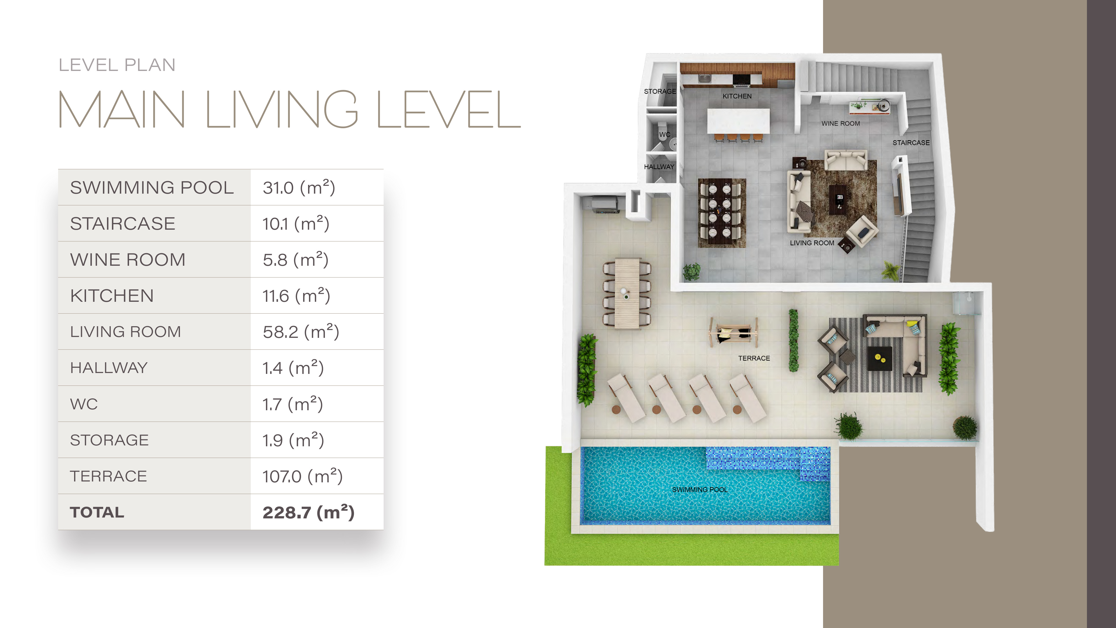 Dream Star Main Living Level Plan