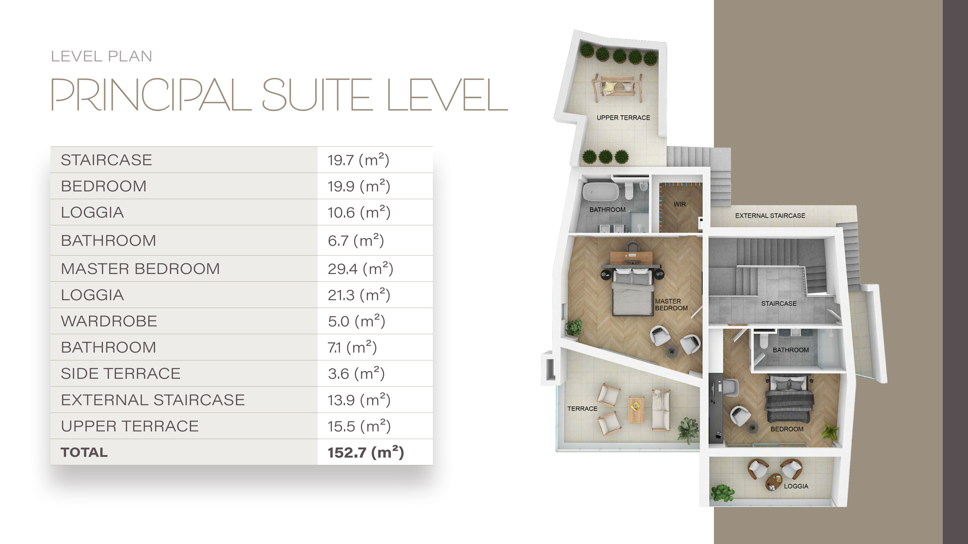 Dream Star Principal Suite Level Plan